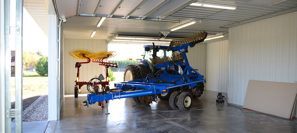 post frame agricultural building