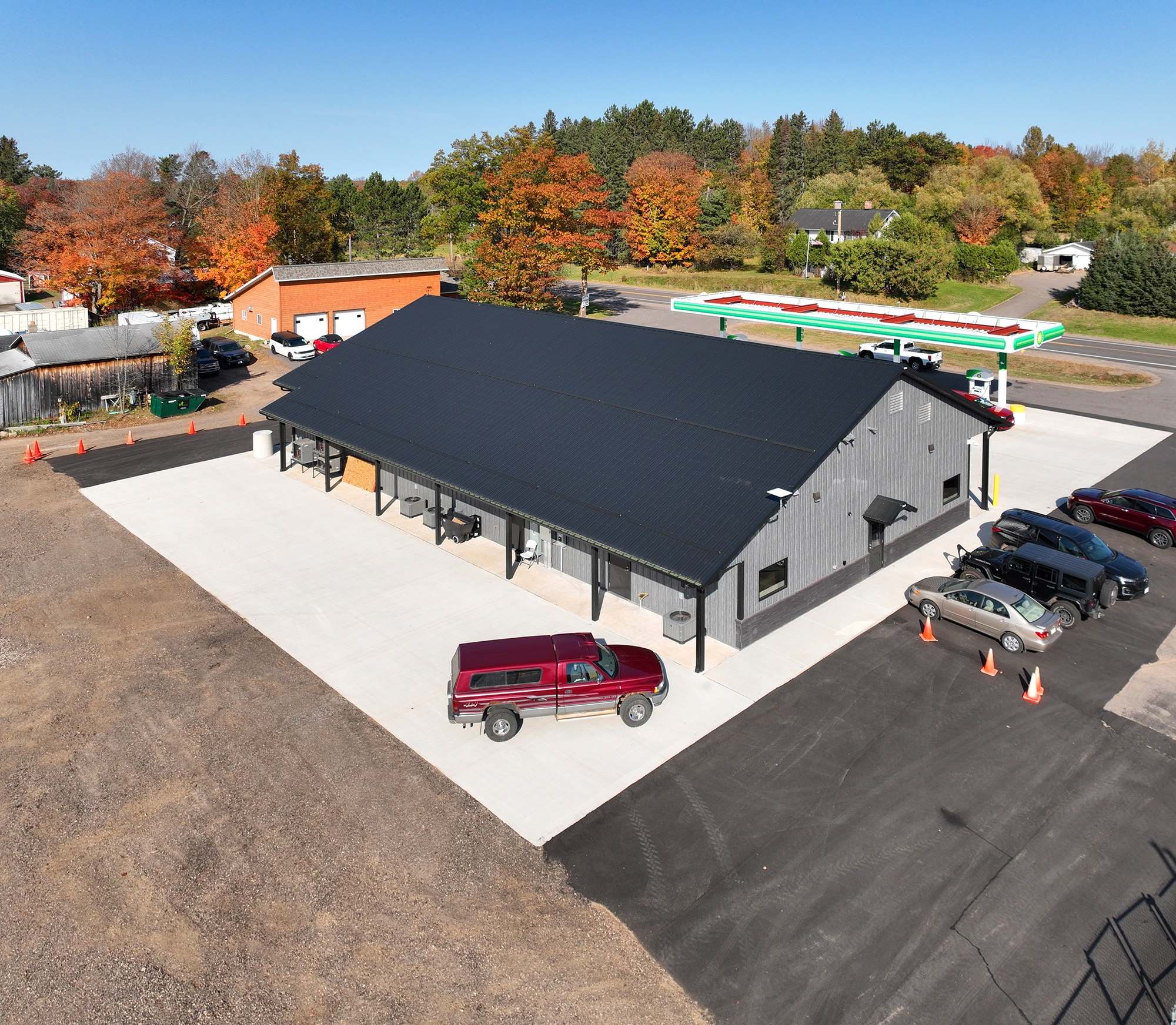 Pole Barn Propane store Building